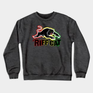 Penrith Panthers - 'RIFF CAT (Red, Gold & Green) Crewneck Sweatshirt